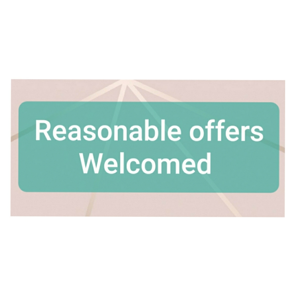 Reasonable Offers Welcomed
